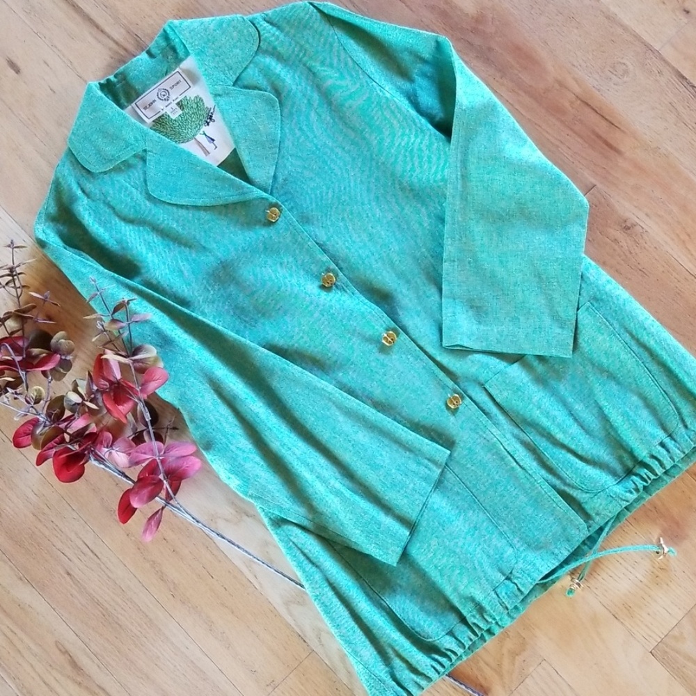 St. John Linen Jacket, EUC